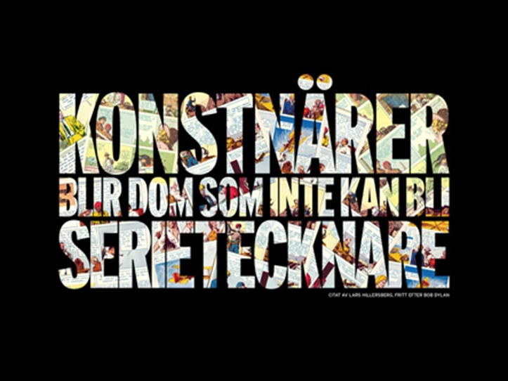 Konstnärer blir dom som inte kan bli serietecknare